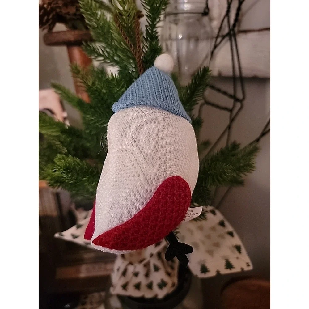 Target Wondershop Owl Bird With Blue Hat  Glasses Christmas  Ornament 2014